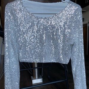 Bedazzled crop top